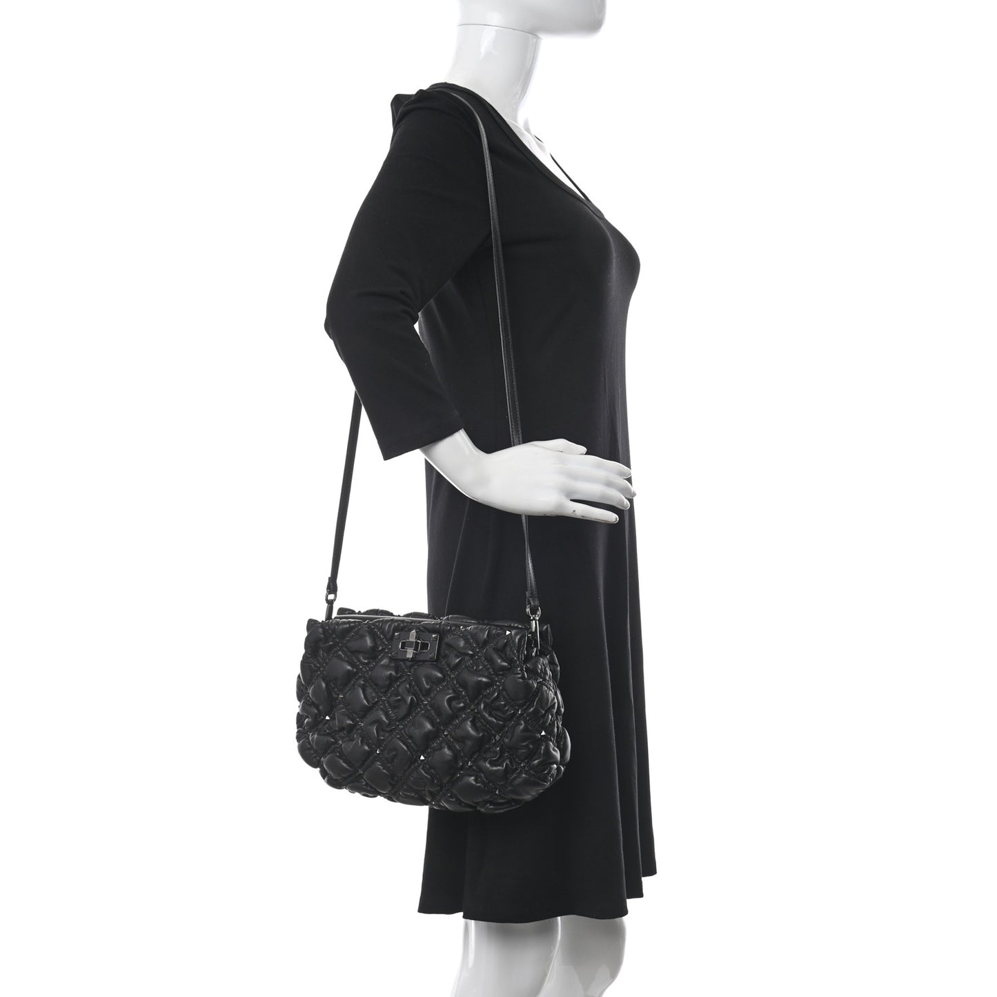 Nappa Spikeme Clutch Black