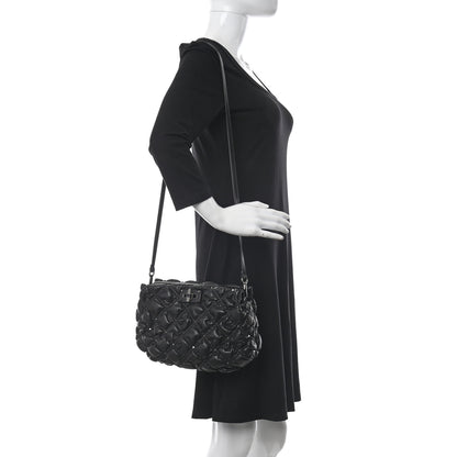 Valentino Garavani Nappa Spikeme Clutch Black 2 of 9