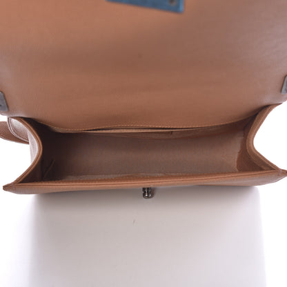 Chanel Caviar Quilted Medium Boy Flap Camel 5 of 11