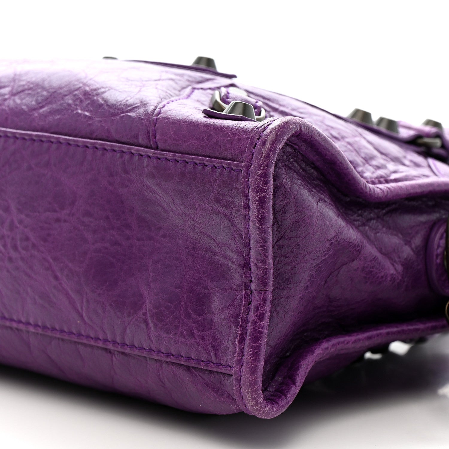 Balenciaga Agneau Classic Hardware Mini City Ultraviolet 11 of 11