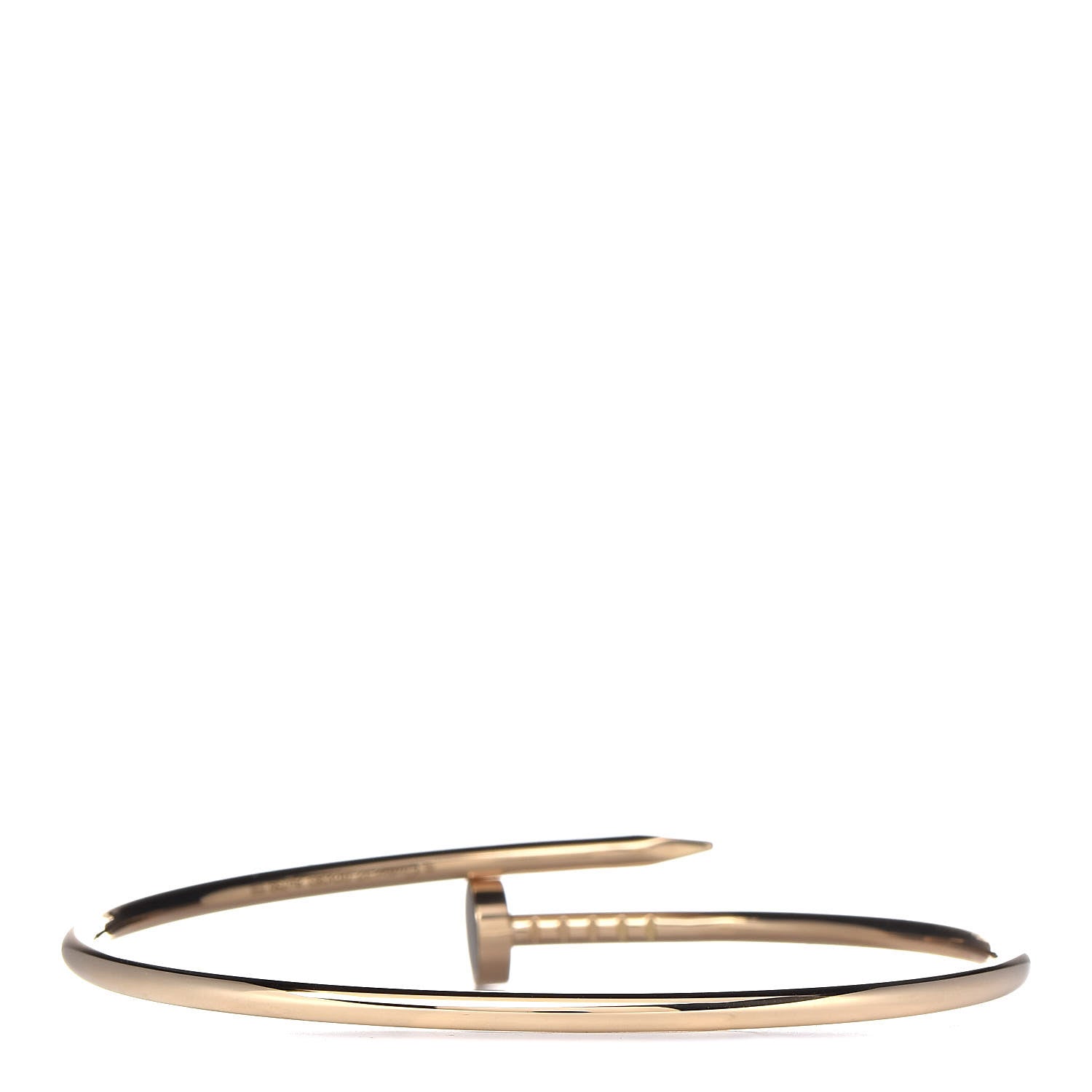 Cartier 18K Yellow Gold Small Juste Un Clou Bracelet 17 3 of 6