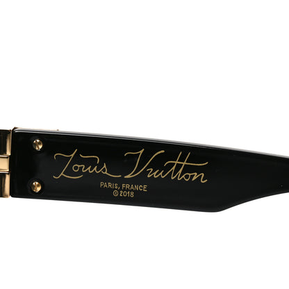 Louis Vuitton Acetate 1.1 Millionaires Sunglasses Z1165W Black 5 of 7