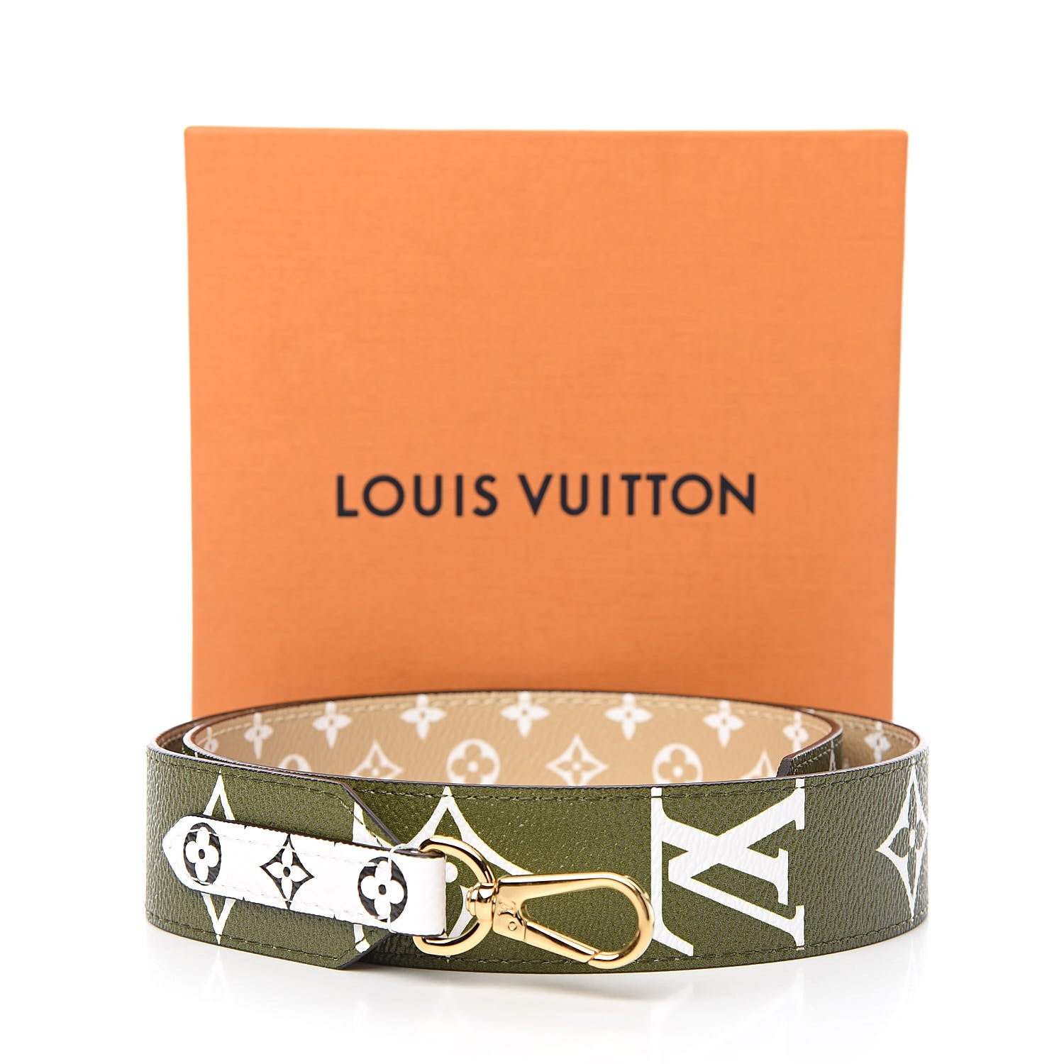 Louis Vuitton Monogram Giant Bandouliere Shoulder Strap Kaki 4 of 4