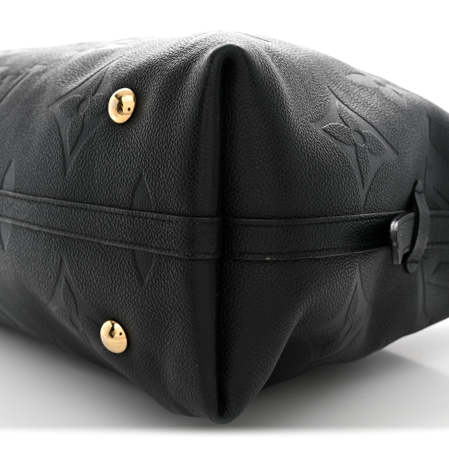 Louis Vuitton Empreinte Monogram Giant Carryall MM Black 10 of 12