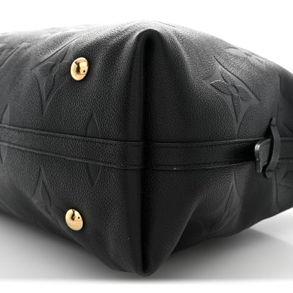 Louis Vuitton Empreinte Monogram Giant Carryall MM Black 10 of 12