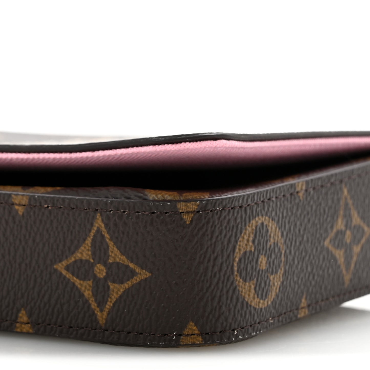 Monogram 2022 Christmas Animation Paris Pochette Felicie Chain Wallet Pink
