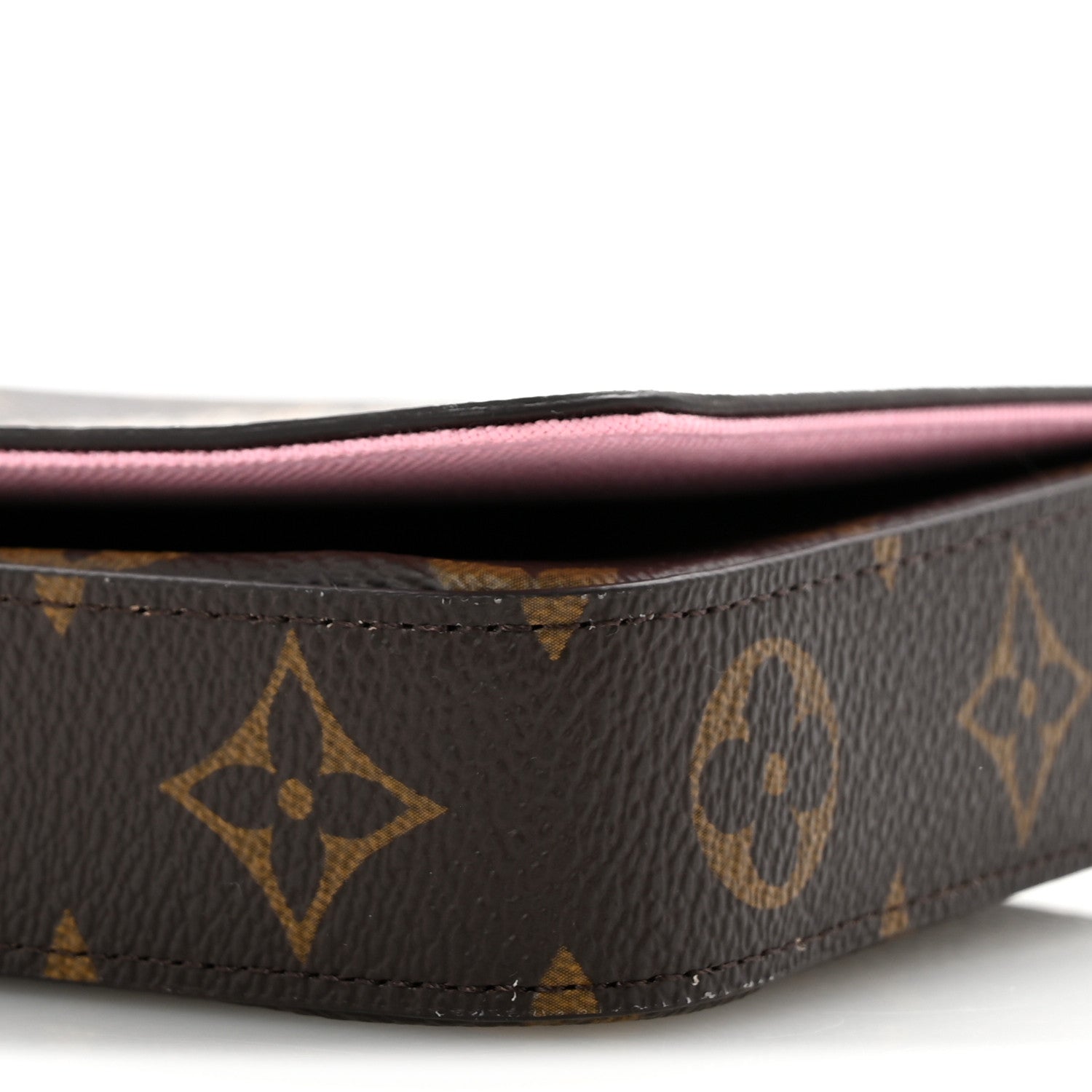 Louis Vuitton Monogram 2022 Christmas Animation Paris Pochette Felicie Chain Wallet Pink 10 of 10
