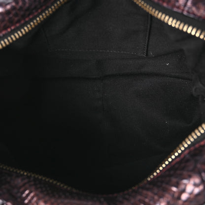 Chloe Snakeskin Medium Paraty Gold Berry 5 of 14