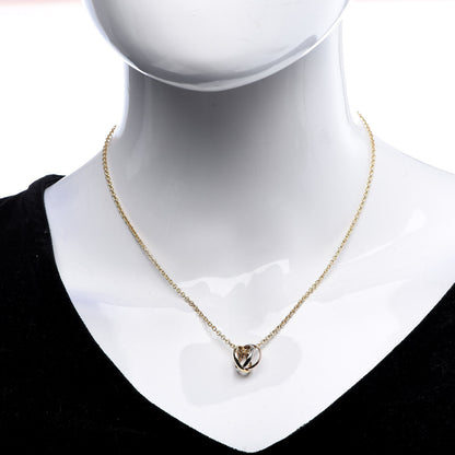 Cartier 18K Pink Yellow White Gold Trinity Pendant Necklace 3 of 8