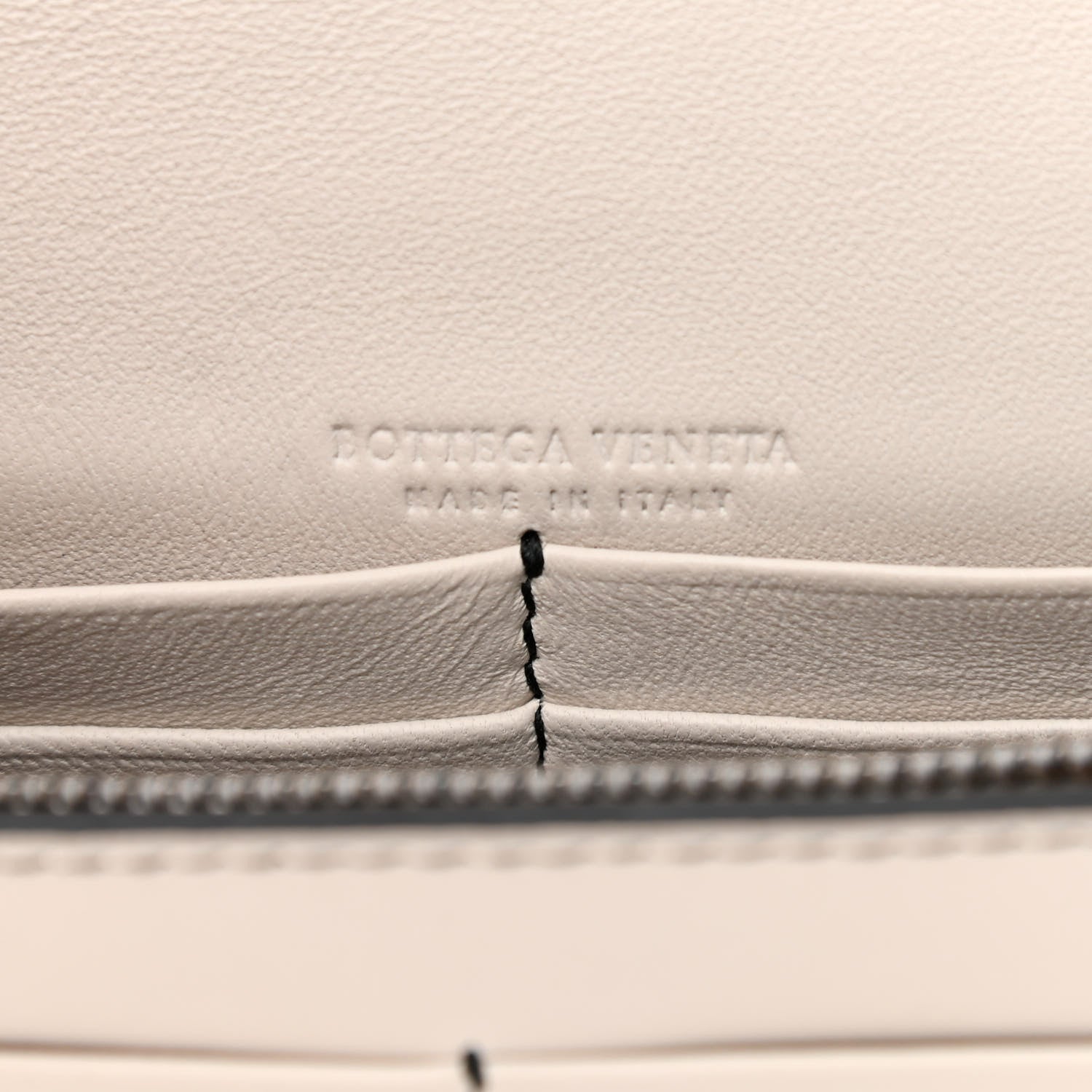Bottega Veneta Nappa Intrecciato Chain Wallet Mist Abstract 6 of 12