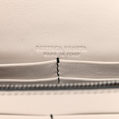 Bottega Veneta Nappa Intrecciato Chain Wallet Mist Abstract 6 of 12