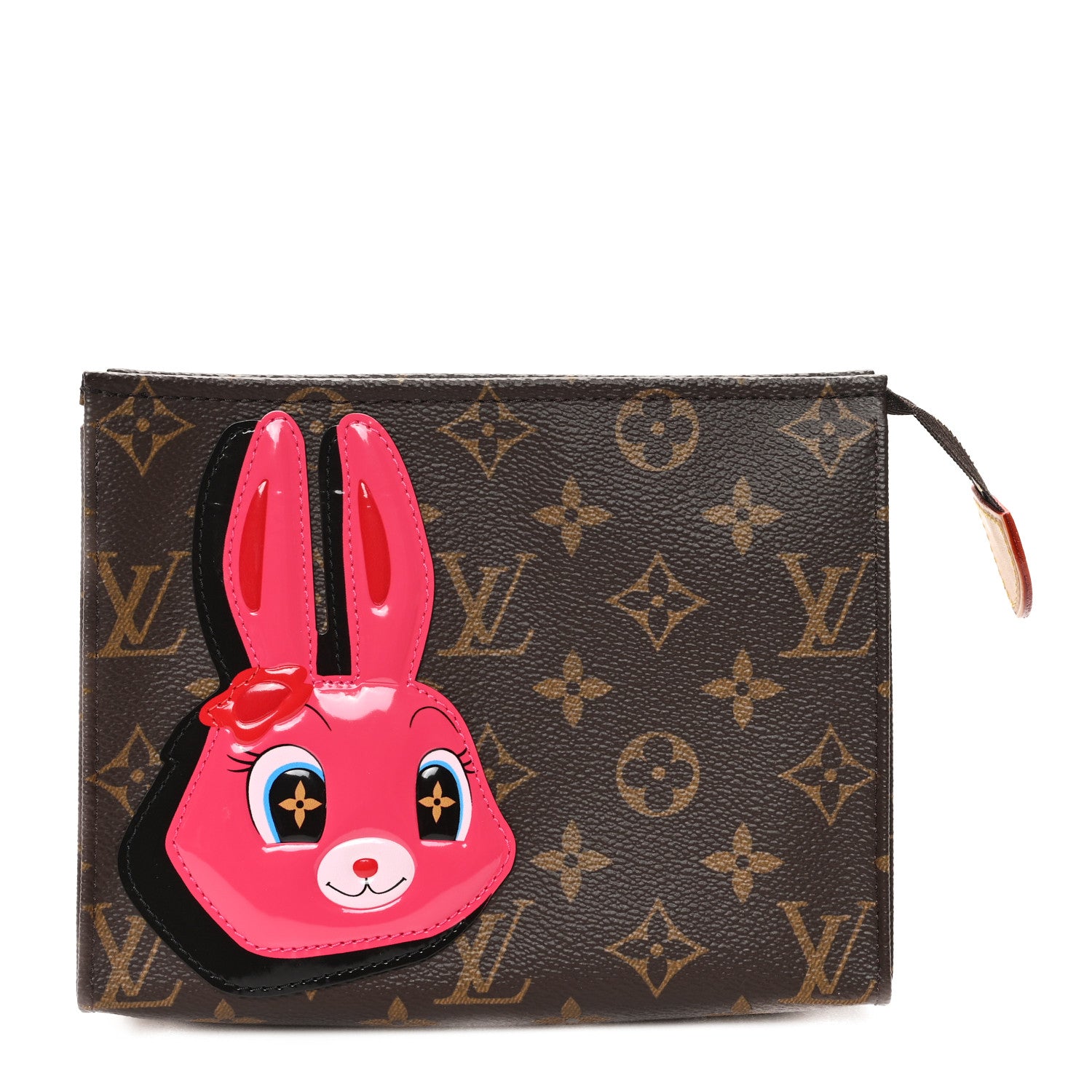 Louis Vuitton LV X SY Monogram Rabbit Toiletry Pouch 19 Pink 1712031 ...
