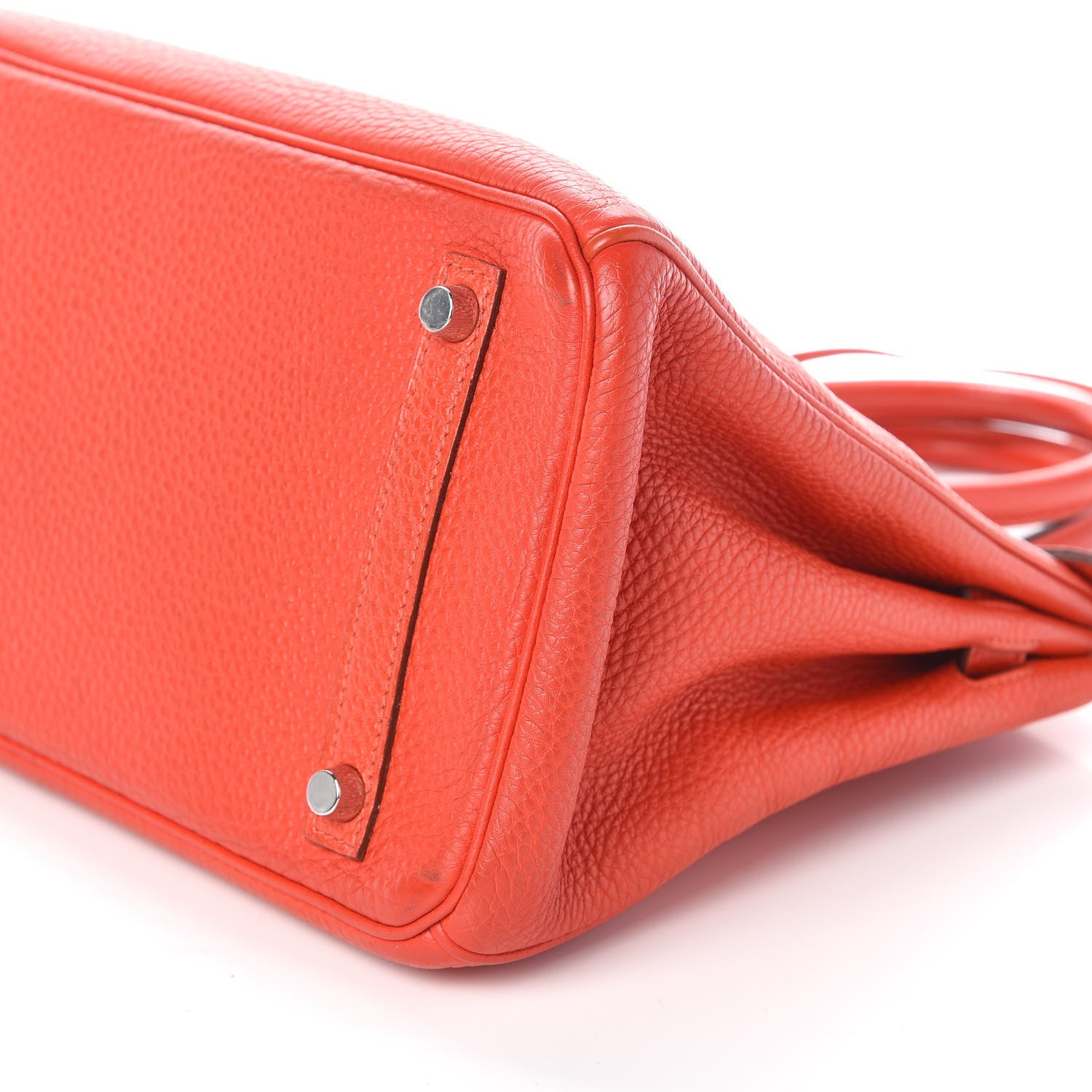 Hermes Taurillon Clemence Birkin 30 Capucine 8 of 8
