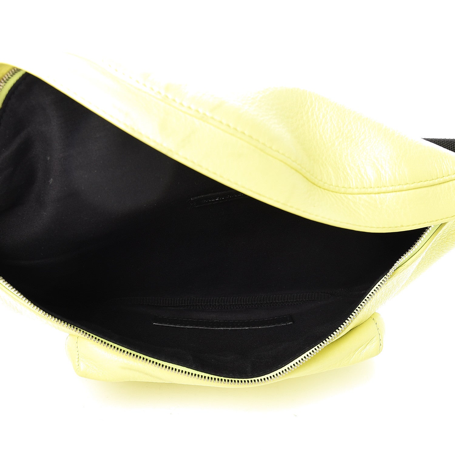 Balenciaga Smooth Calfskin Logo Large Everyday Beltpack Acid Green 5 of 12