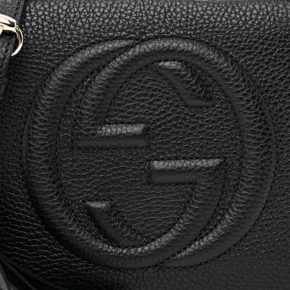 Gucci Pebbled Calfskin Small Soho Disco Bag Black 8 of 11
