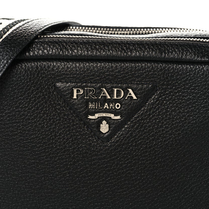 Prada Vitello Daino Soft Camera Crossbody Black 8 of 11