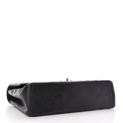 Chanel Caviar Quilted Maxi Double Flap Black 4 of 10