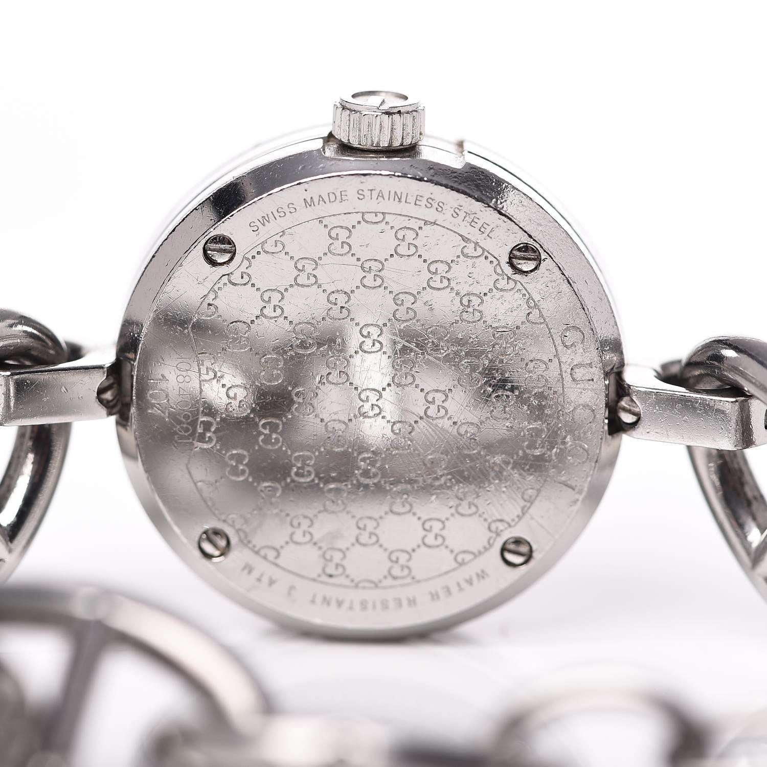 Gucci Stainless Steel 22mm G Charms Quartz Watch 7 of 8