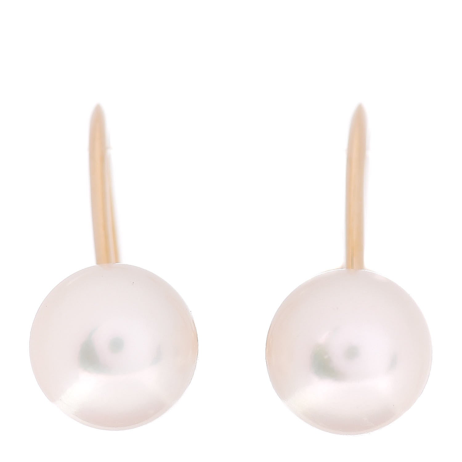 Mikimoto 14K Yellow Gold Akoya Pearl 7mm Screw-Back Earrings 1 of 4