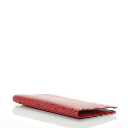 Louis Vuitton Epi Checkbook Cover Castillan Red 4 of 6