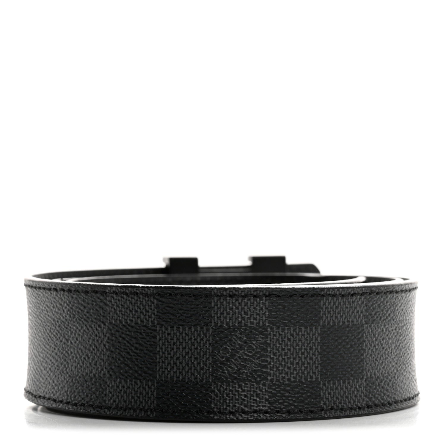 Louis Vuitton Damier Graphite 40mm LV Initiales 90 36 Belt 2 of 9