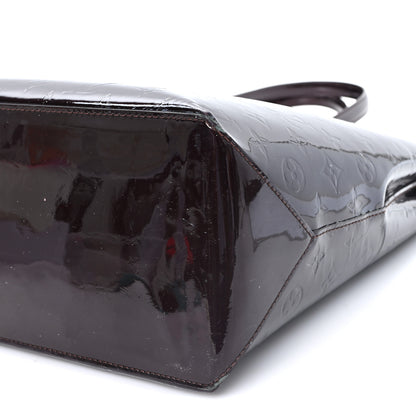 Louis Vuitton Vernis Wilshire GM Amarante 9 of 11