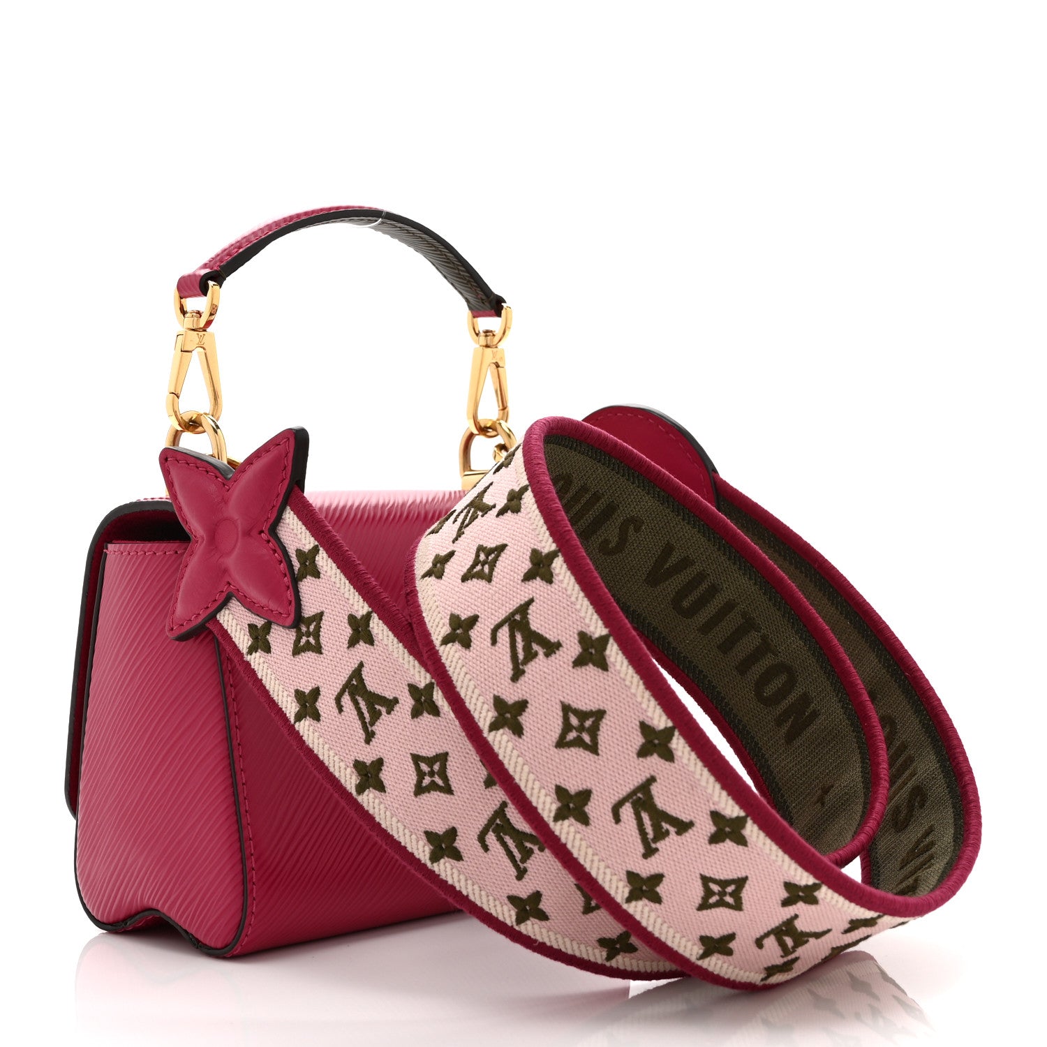 Louis Vuitton Epi Twist Shoulder Bag Mini Agathe Rose Pink 4 of 11