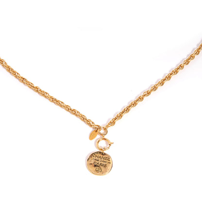 Chanel 31 Rue Cambon Paris CC Necklace Gold 1 of 5