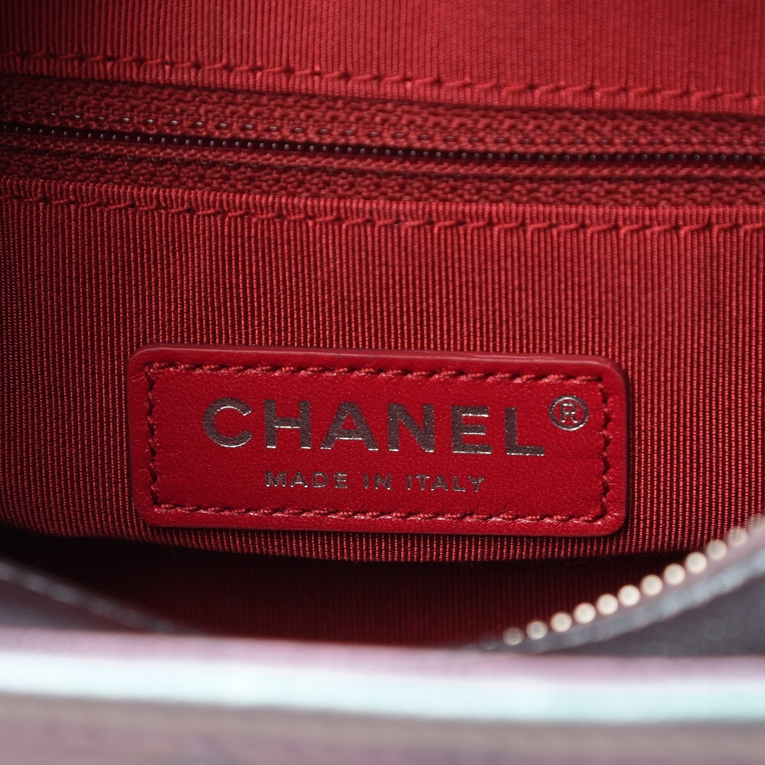 Chanel Iridescent Lambskin Calfskin Quilted Small Gabrielle Hobo Light Purple 8 of 11