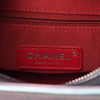 Chanel Iridescent Lambskin Calfskin Quilted Small Gabrielle Hobo Light Purple 8 of 11