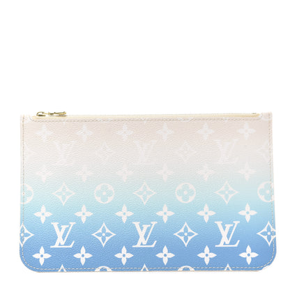 Louis Vuitton Monogram By The Pool Neverfull MM Pochette Blue 1 of 6