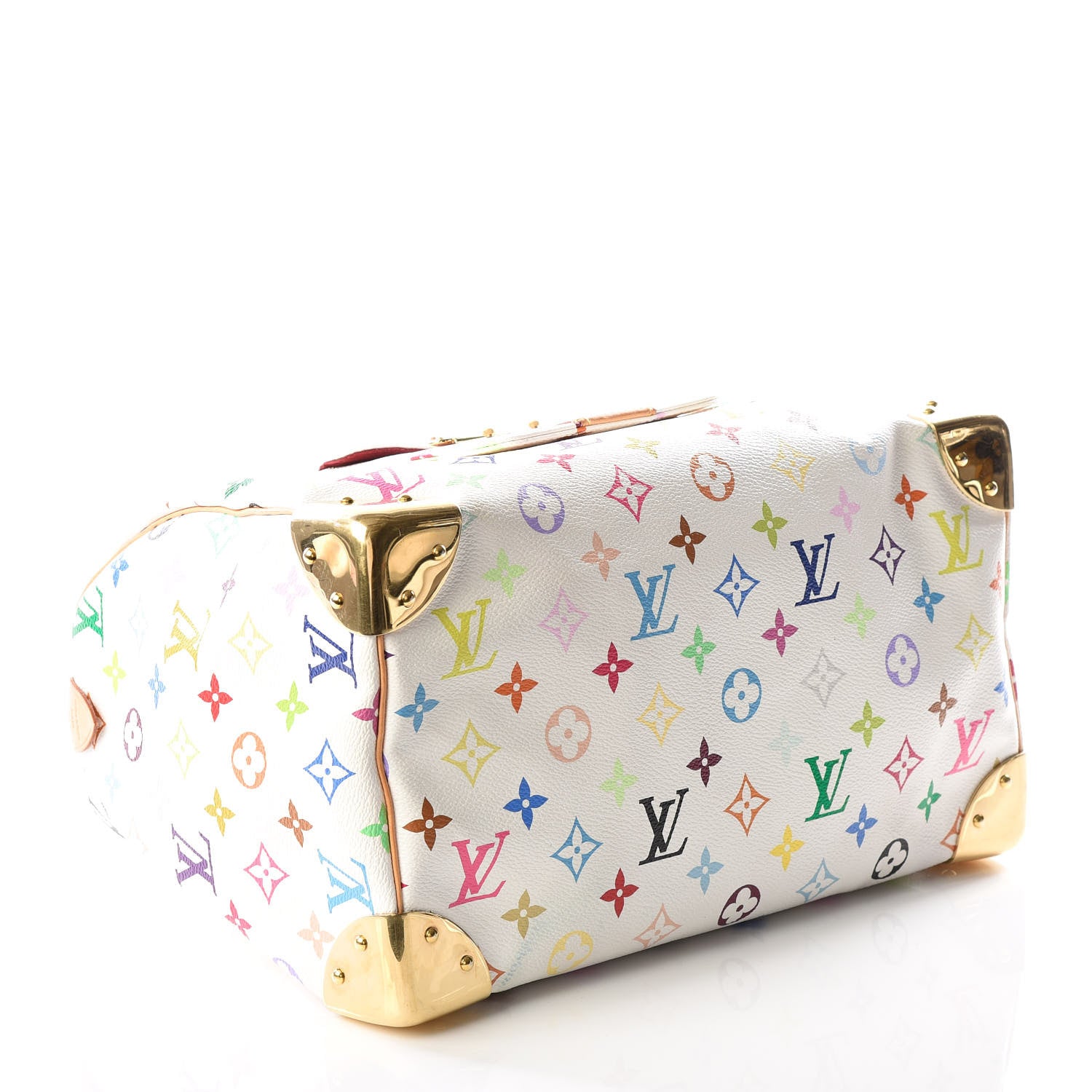 Louis Vuitton Monogram Multicolor Speedy 30 White 3 of 14
