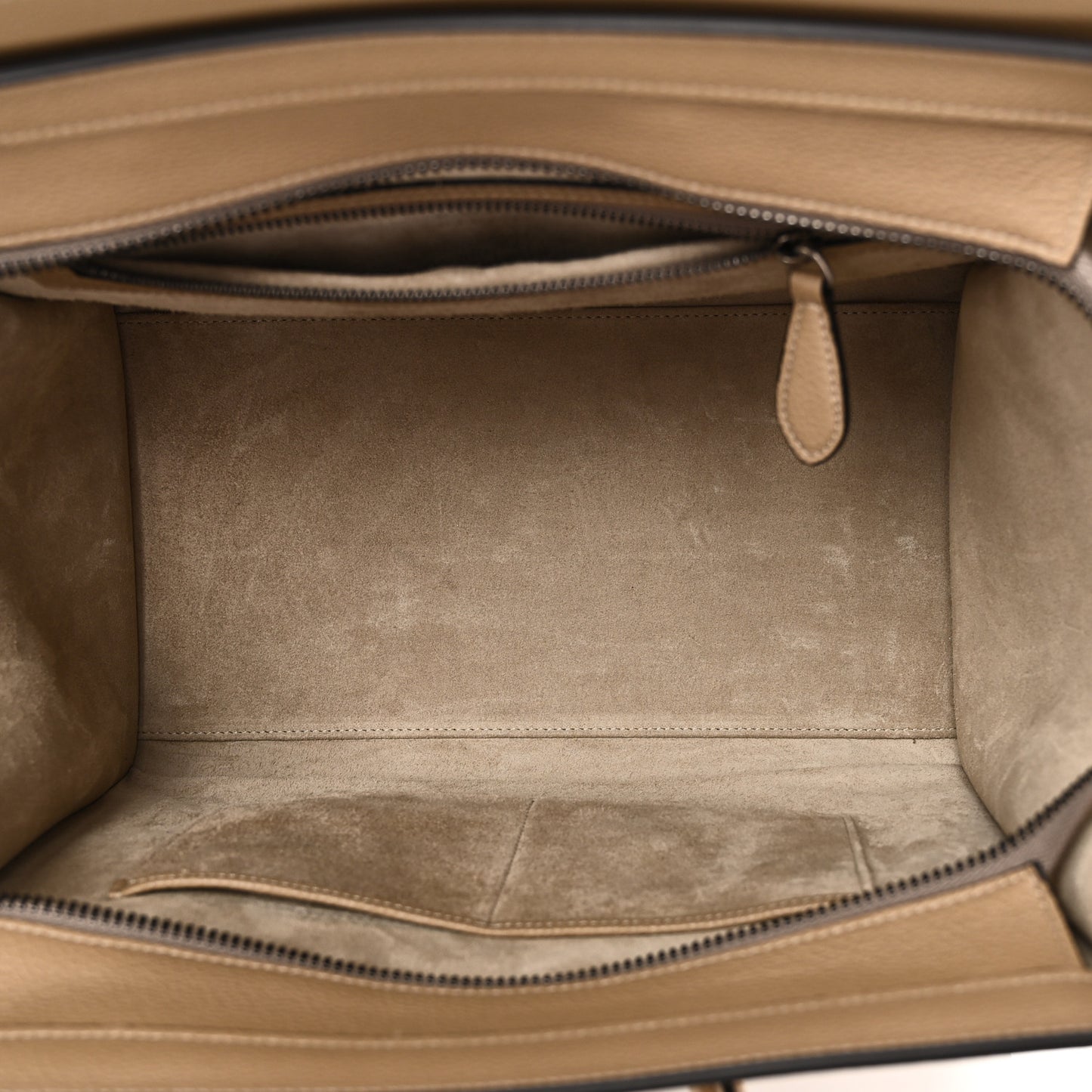 Drummed Calfskin Mini Luggage Dune