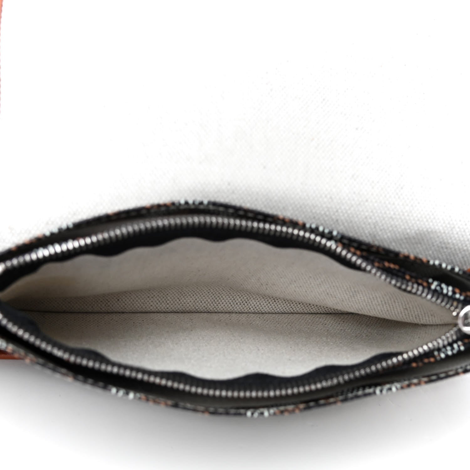 Goyard Goyardine Plumet Wallet Clutch Black Gold 4 of 4