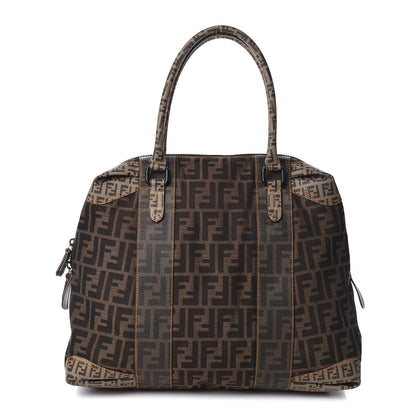 Fendi Zucca Zucchino Spalmati Large B Mix Tote Tobacco 1 of 14