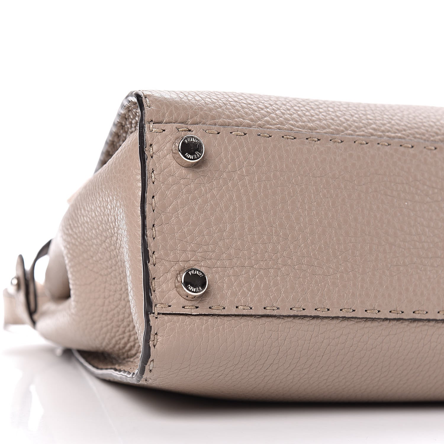 Fendi Cuoio Romano Selleria Medium Peekaboo Iconic Satchel Corda 11 of 12