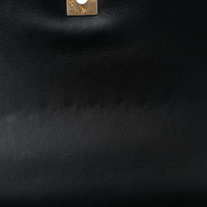 Chanel Tweed Quilted Mini Coco Handle Flap Black Beige 10 of 11