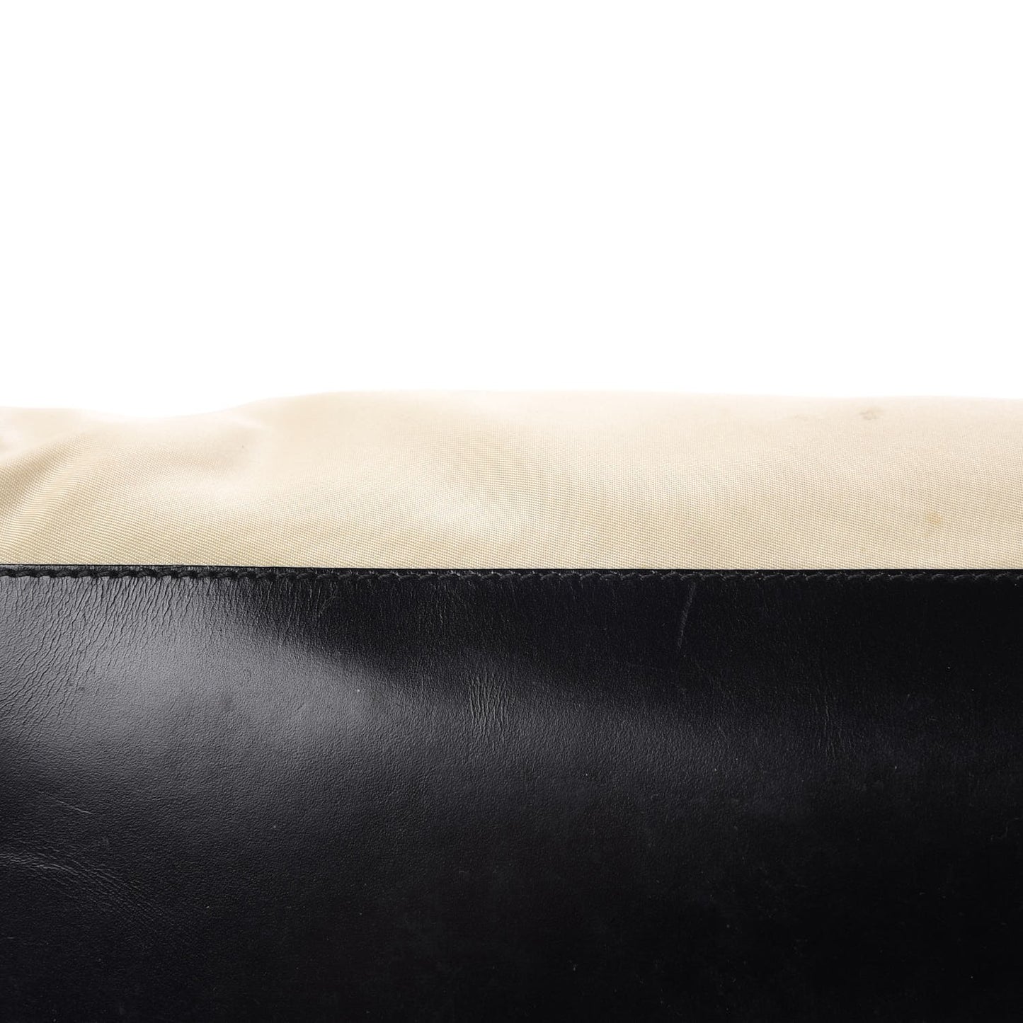 Tessuto Nylon Vitello Small Bowling Bag Black