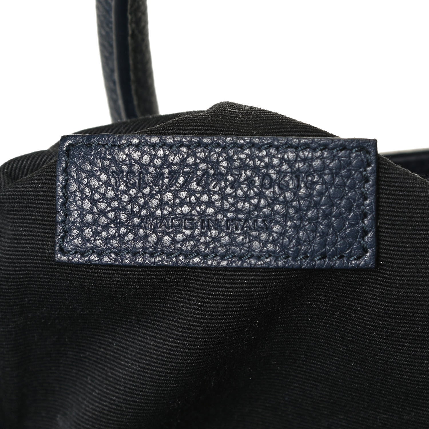 Saint Laurent Grained Calfskin Baby Supple Sac De Jour Navy 7 of 12