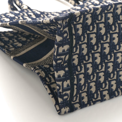 Christian Dior Oblique Medium Book Tote Blue Multicolor 7 of 10