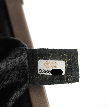 Chanel Satin Beaded Camellia Evening Bag Grey 7 of 8