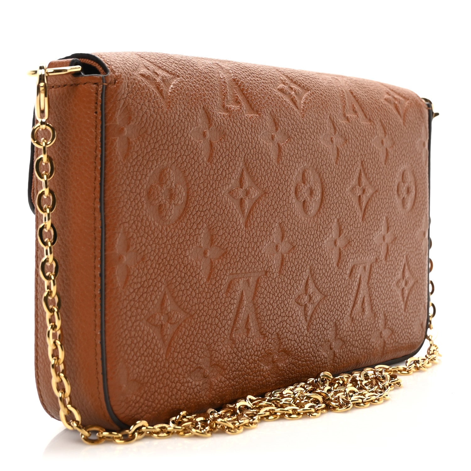 Louis Vuitton Empreinte Pochette Felicie Chain Wallet Cognac 4 of 12