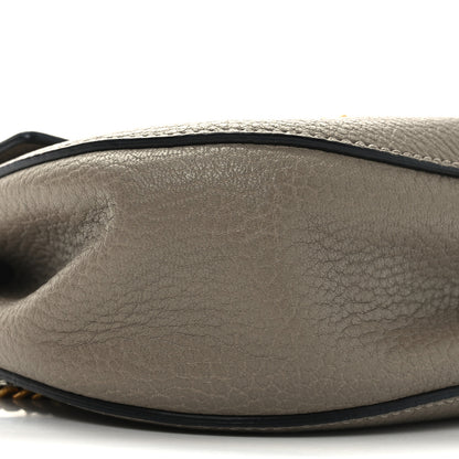 Chloe Grained Lambskin Mini Drew Shoulder Bag Motty Grey 8 of 9