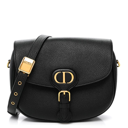 Christian Dior Grained Calfskin Medium Bobby Flap Black 1 of 11