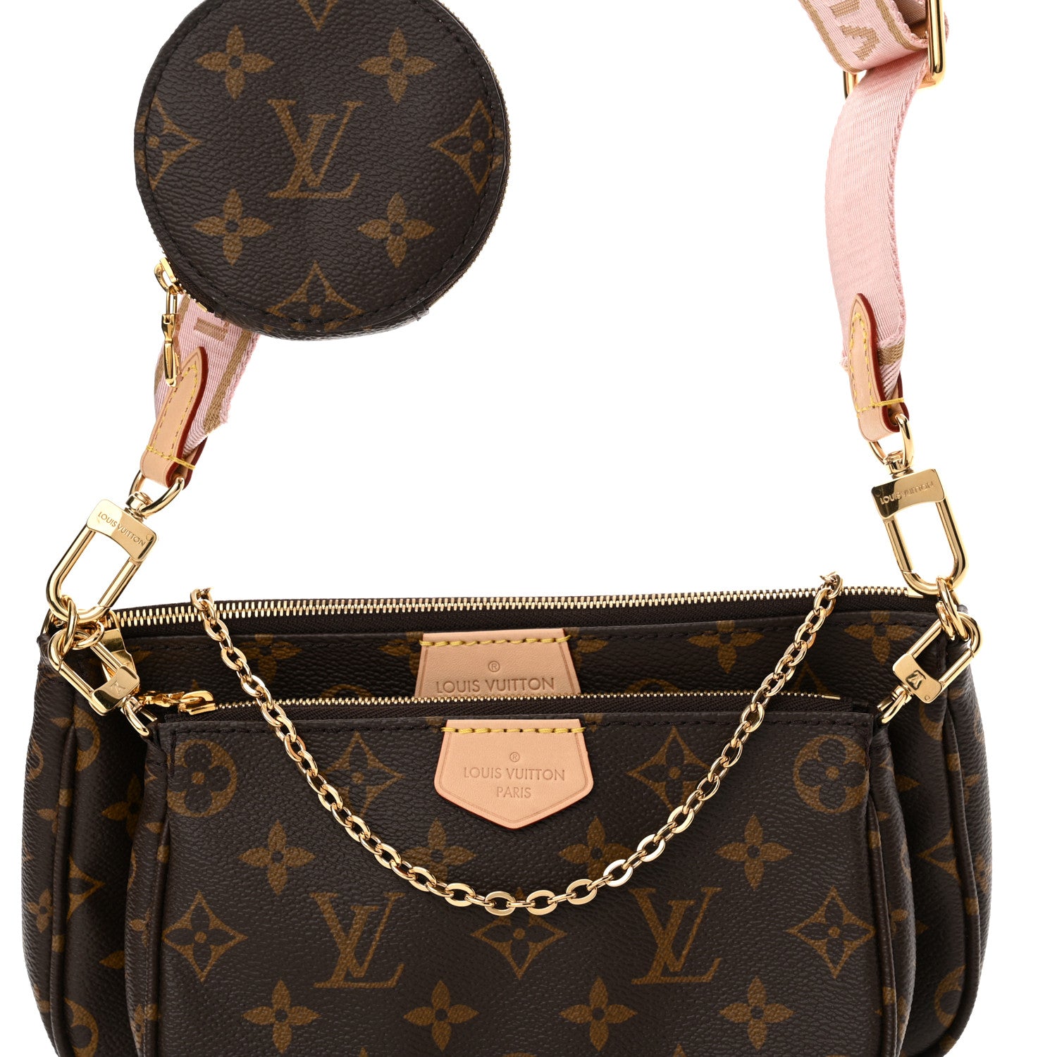 Louis Vuitton Monogram Multi Pochette Accessories Rose Clair 9 of 11