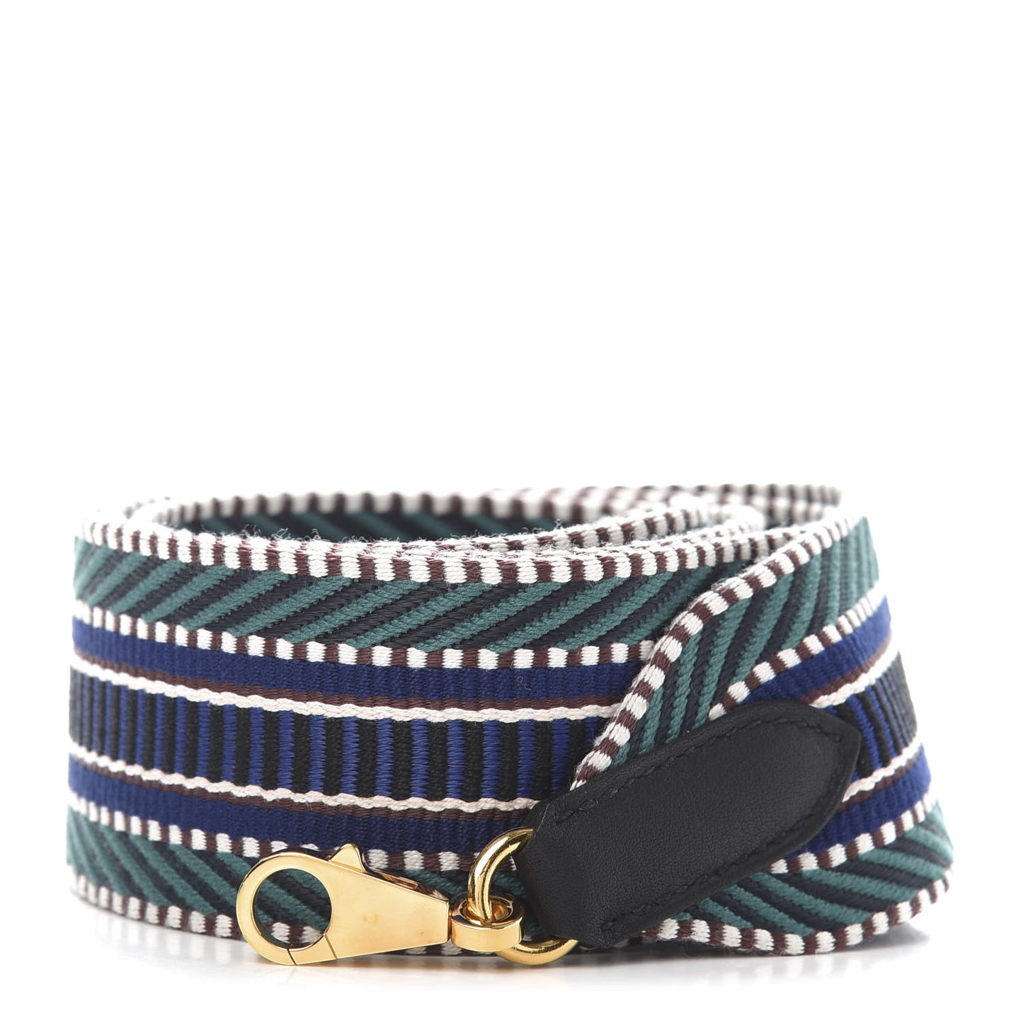 Toile Swift 50mm Sangle Cavale Shoulder Strap Malachite Bleu Electrique Black