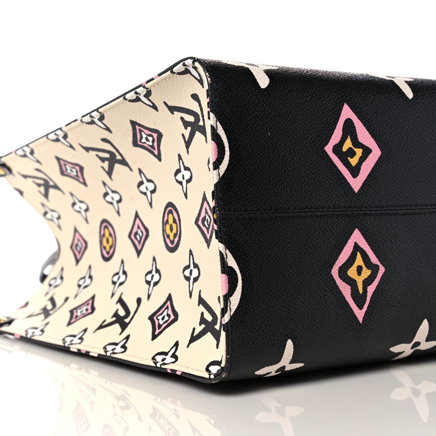 Louis Vuitton Monogram Giant Wild At Heart Onthego GM Black 6 of 7