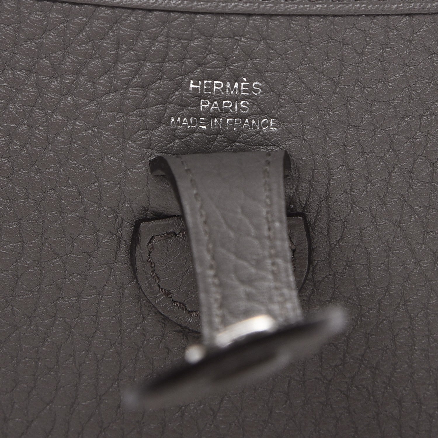 Hermes Taurillon Clemence Amazone Evelyne TPM Etain Cuivre 6 of 7
