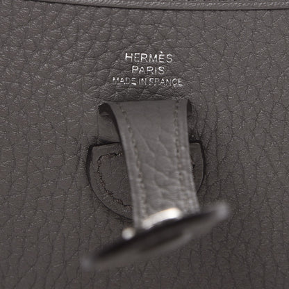Hermes Taurillon Clemence Amazone Evelyne TPM Etain Cuivre 6 of 7