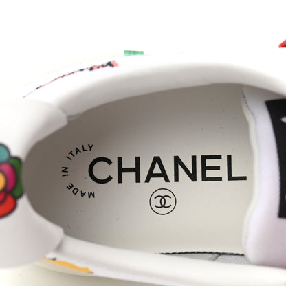 Chanel X PHARRELL WILLIAMS Calfskin Womens Sneakers 38.5 White 7 of 8